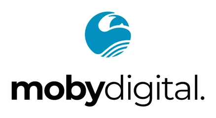 Logo de moby digital, cliente de MONDOBOX