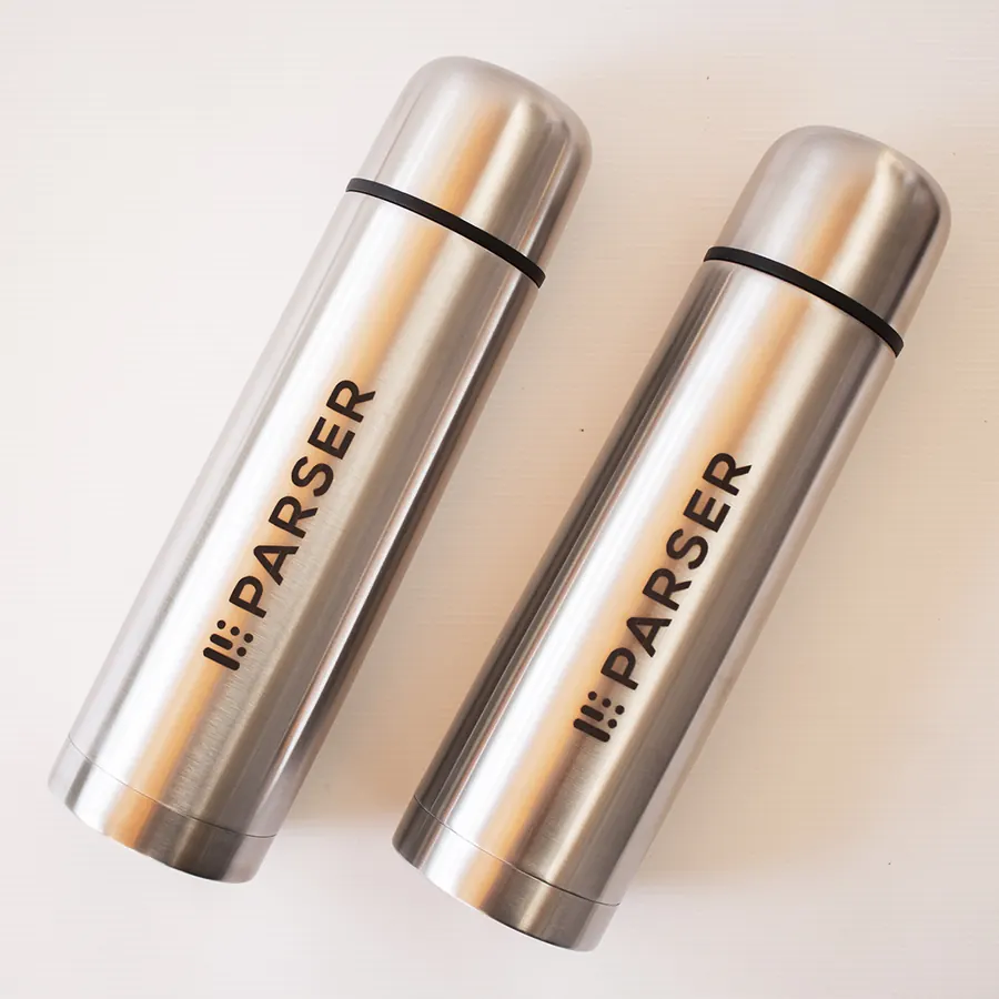 Termo Bala, merchandising con logo de MondoBox
